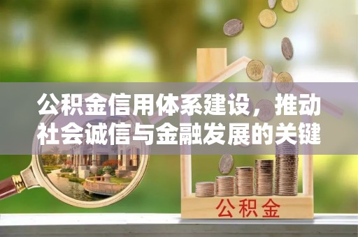 三水公积金信用体系建设，推动社会诚信与金融发展的关键桥梁